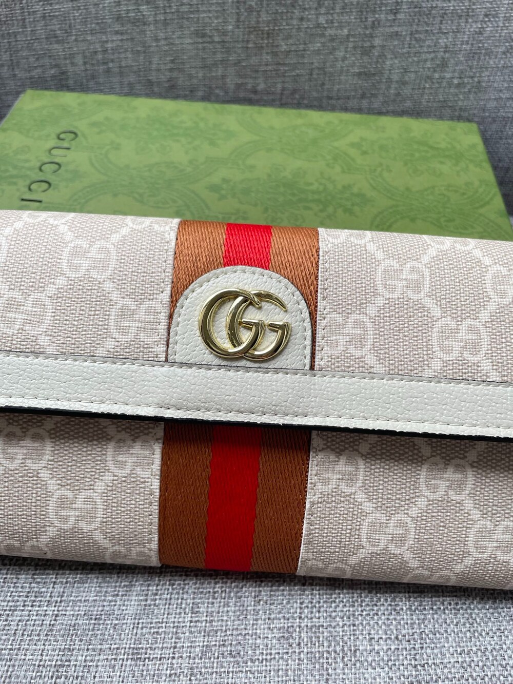 Gucci Ophidia GG Canvas Long Flap Wallet - Picture 5 of 9
